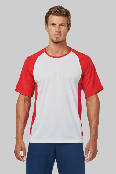 T-shirt de sport bicolore...