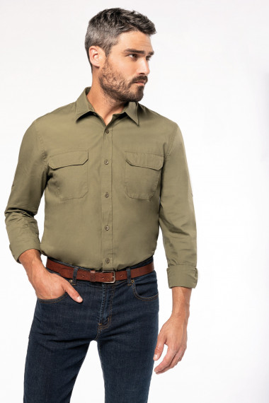 Chemise safari manches...