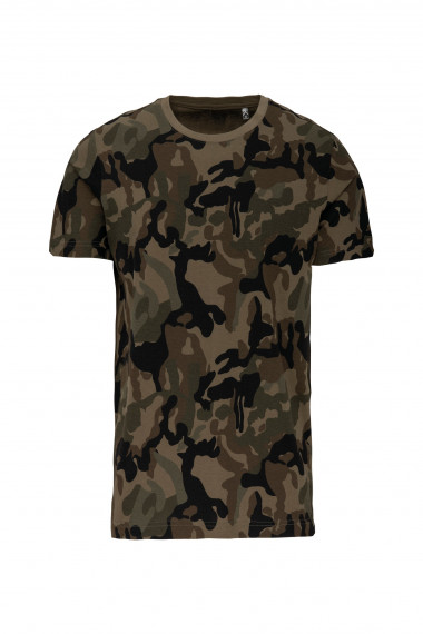 T-shirt camo manches...