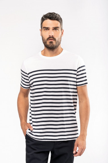 T-shirt marin col rond Bio homme