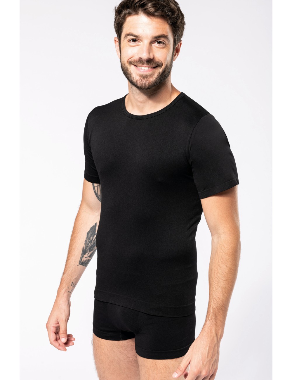 T-shirt seconde peau écoresponsable manches courtes homme