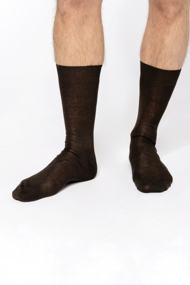 Chaussettes jersey coton fil d'Écosse homme