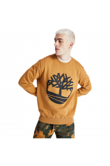 Sweatshirt core tree col rond