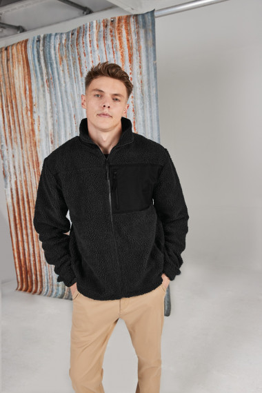 Polaire sherpa recyclée