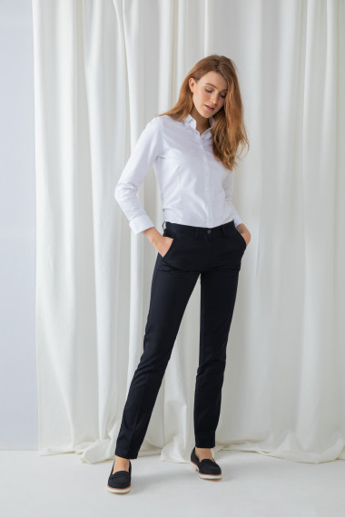 PANTALON CHINO FEMME 65/35