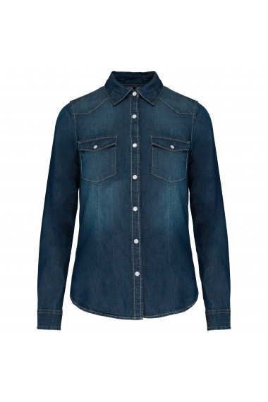 Chemise denim manches...