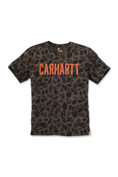 T-shirt logo Camo block