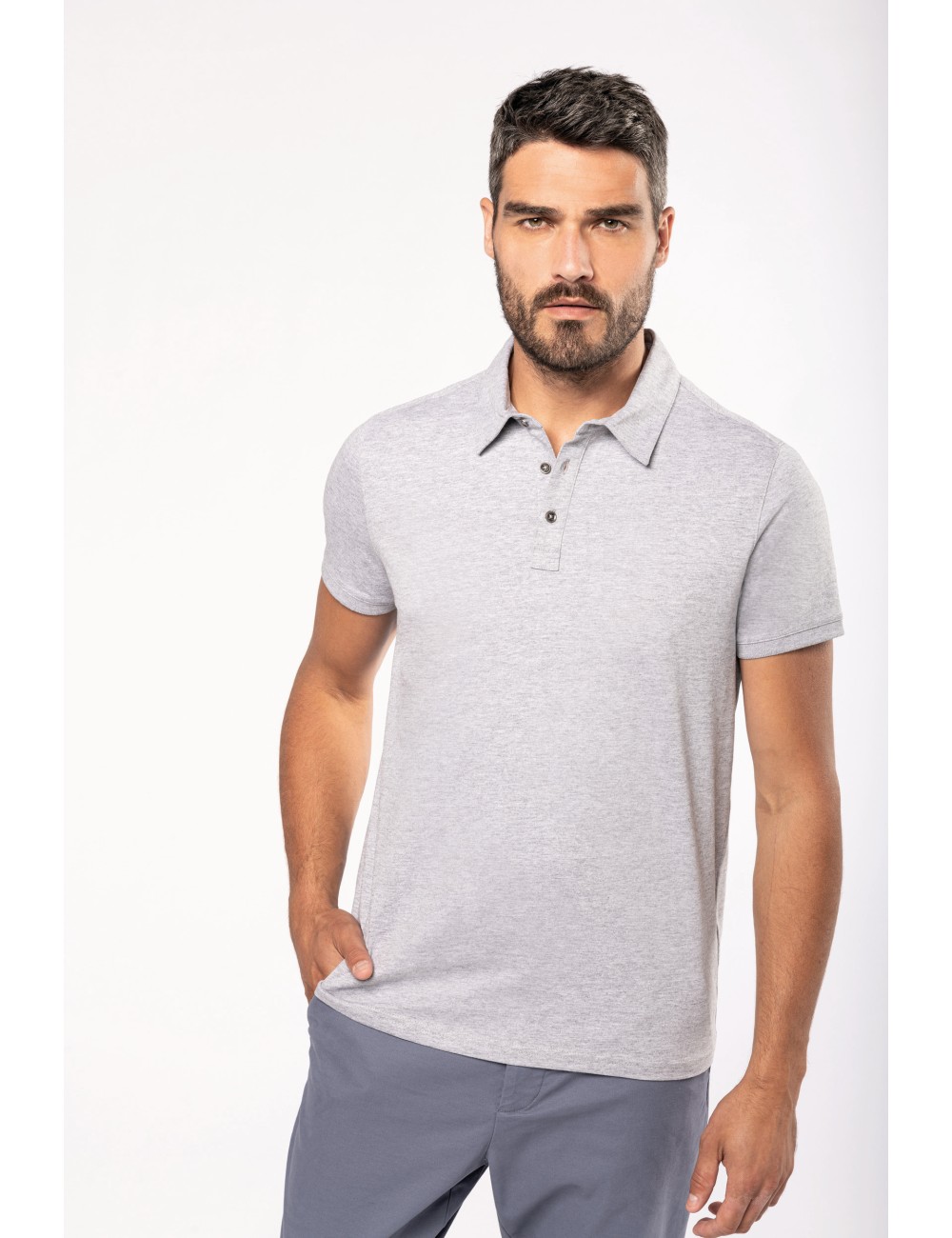 Polo jersey manches courtes homme