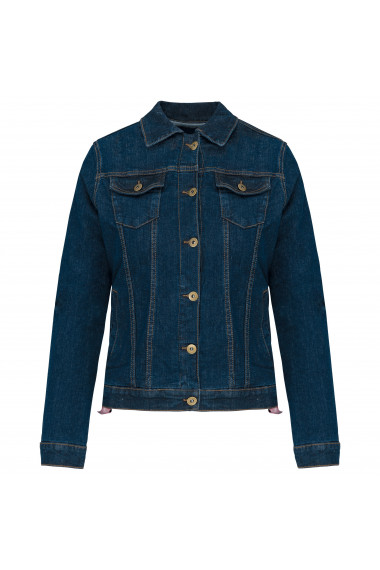 Blouson denim non doublé femme