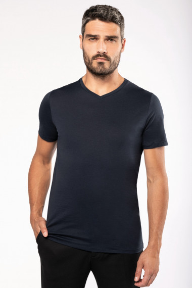 T-shirt Supima® col V...