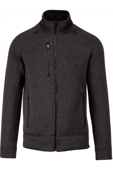 Veste zippée chinée homme