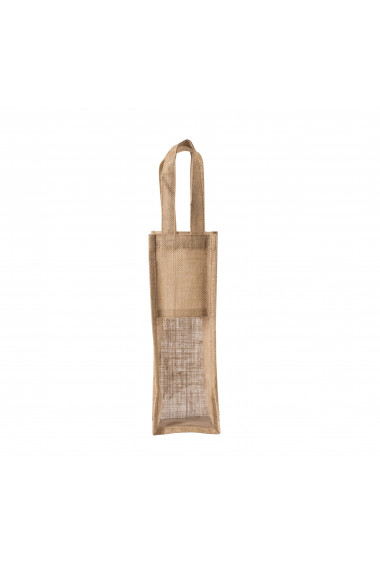 Sac porte-bouteille en jute