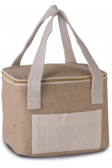 Sac isotherme en jute - petit modèle