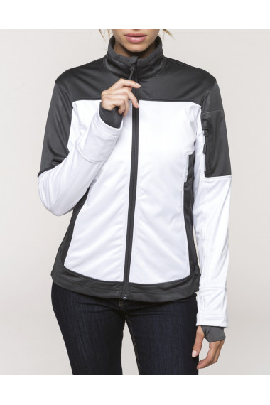 Veste softshell bicolore femme