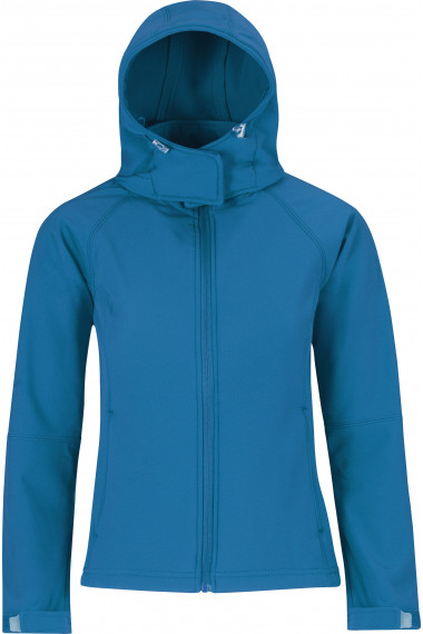 VESTE SOFTSHELL CAPUCHE FEMME