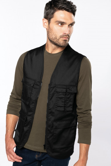 Gilet multipoches non doublé