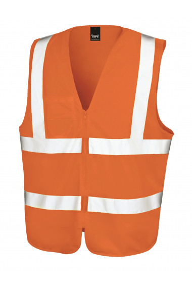 Gilet de sécurité zippé