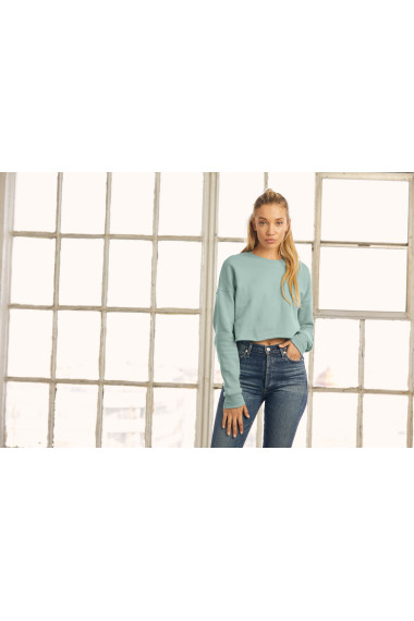 Sweat-shirt crop femme