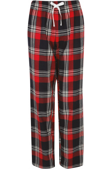 Pantalon femme à motif tartan