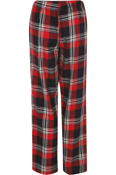 Pantalon femme à motif tartan