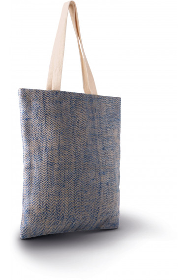 Sac en toile de jute teint...