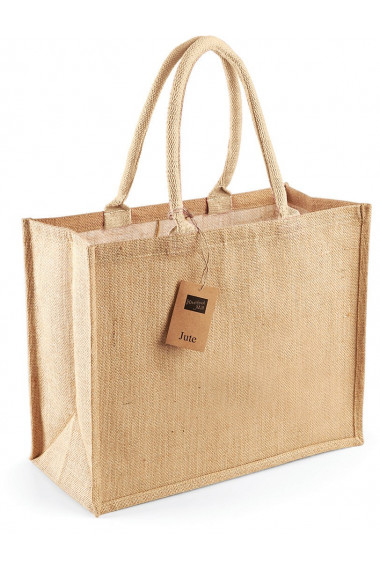 Sac shopping classique en jute