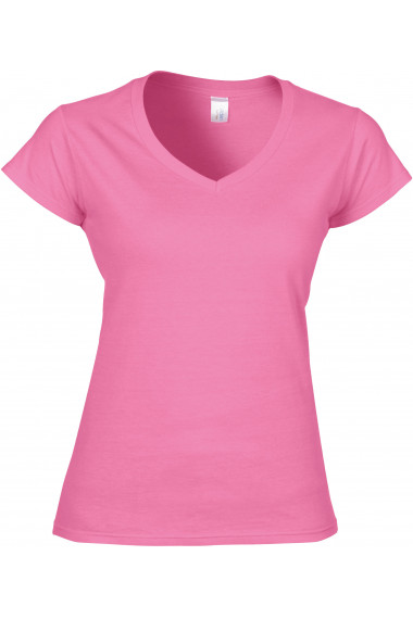 T-SHIRT FEMME COL V SOFTSTYLE