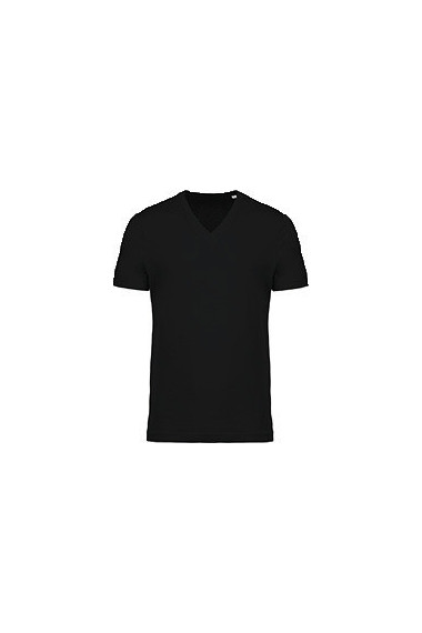 T-shirt coton Bio col V homme