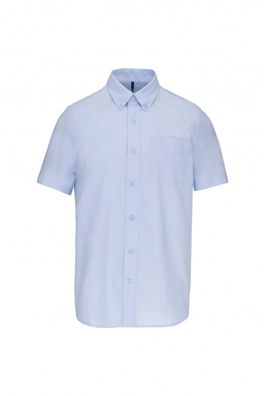 Chemise oxford manches courtes