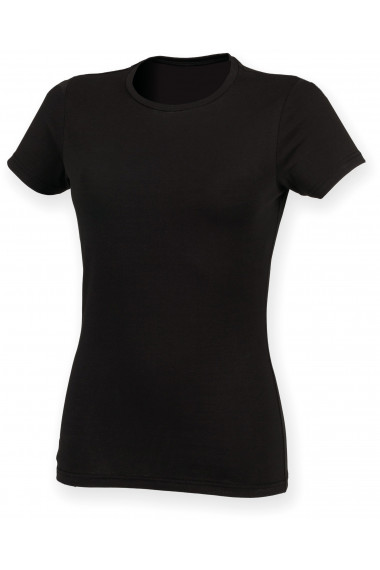 T-SHIRT FEMME COL ROND FEEL...