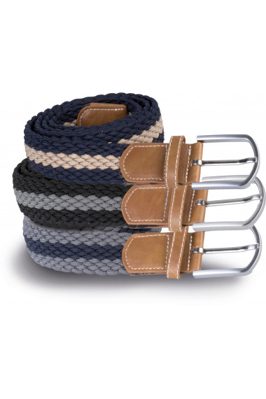 Ceinture tressée élastiquée