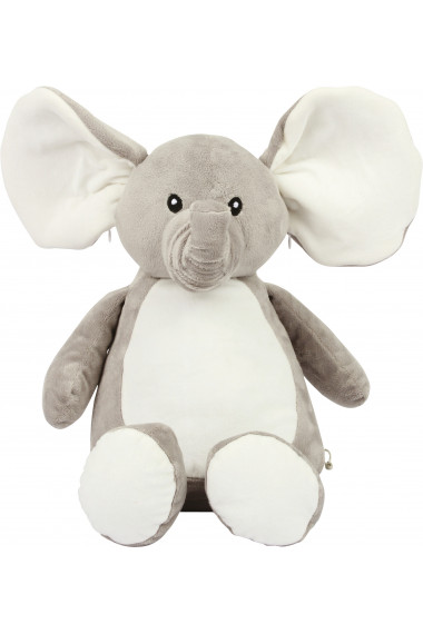 Peluche zippée Éléphant