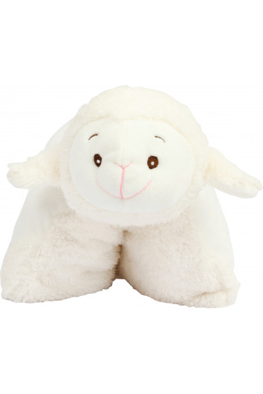 Coussin-peluche zippé Agneau